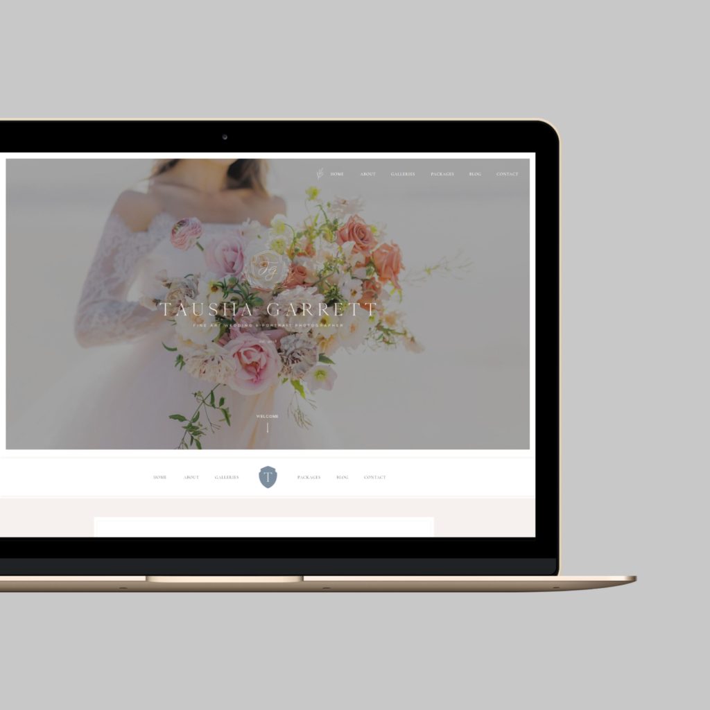 Custom Showit Website, The Kate Collective, Showit Website Design